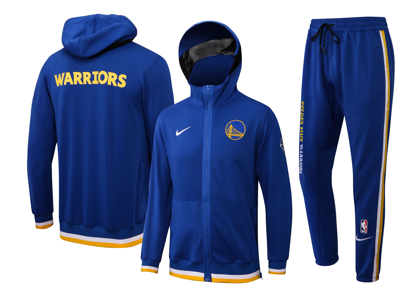 Men Golden State Warriors blue  2024 NBA Nike Training suit->houston rockets->NBA Jersey